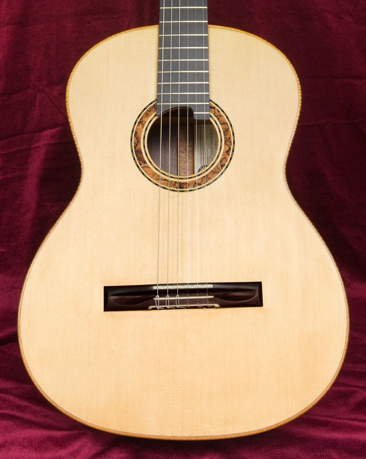 Brasilian Rosewood guitar front close-up view